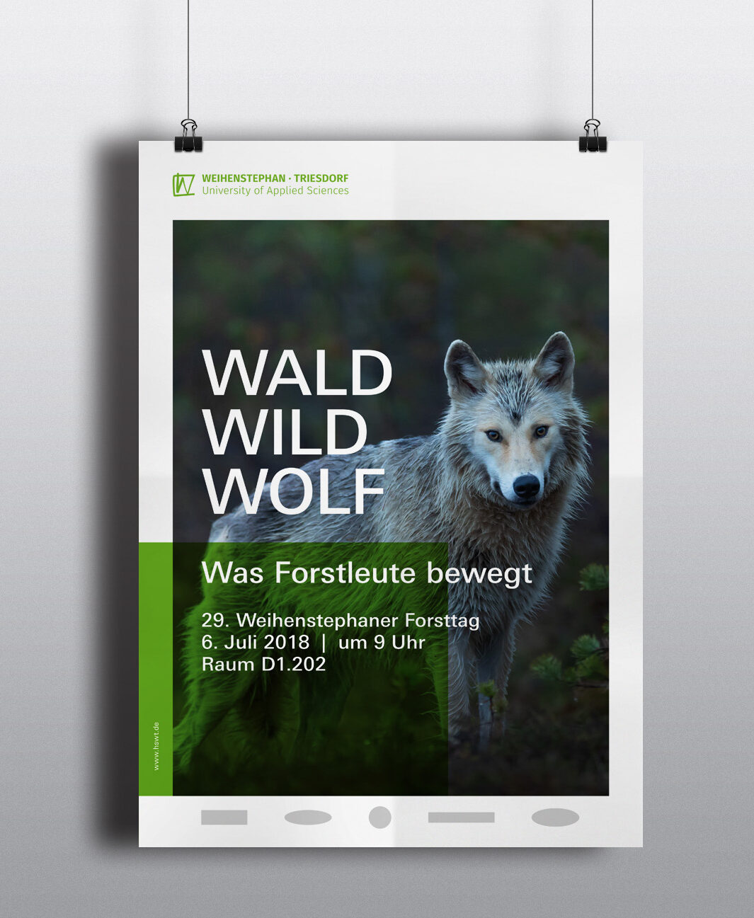 Hochschule Weihenstephan-Triesdorf – Plakat Wolf