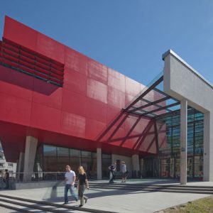Roter Würfel der Hochschule München
